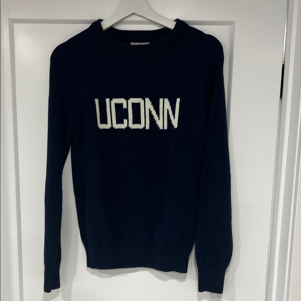 Hillflint UCONN Navy Sweater